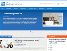 Tablet Screenshot of businessroom.com